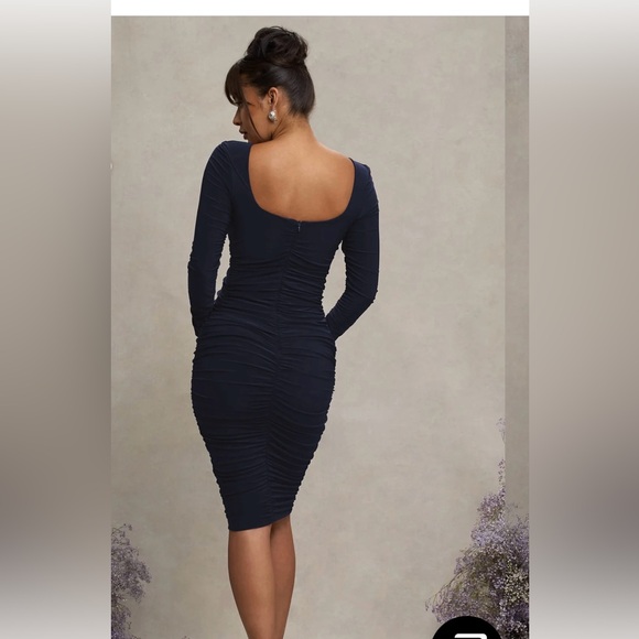 Club L London navy maternity dress - Picture 2 of 3